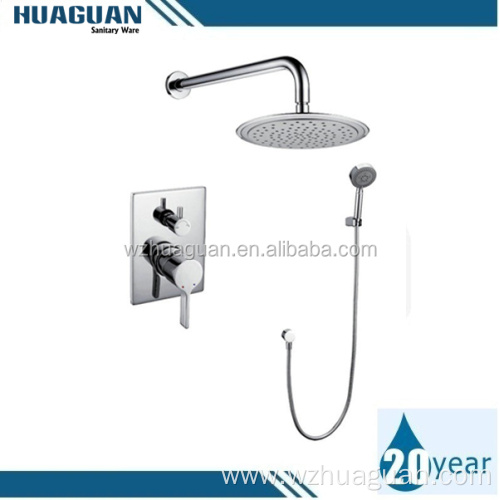 Brass concealed shower mixers faucets for bathroom